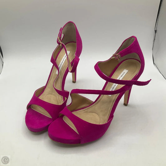 Shoes Designer By Diane Von Furstenberg In Pink, Size: 8.5