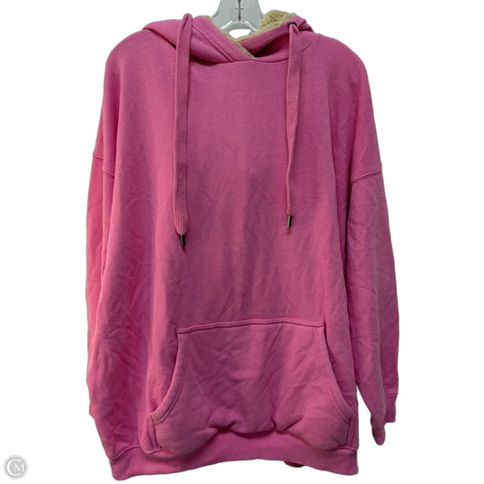 Sweatshirt Hoodie By Aerie In Pink, Size: L