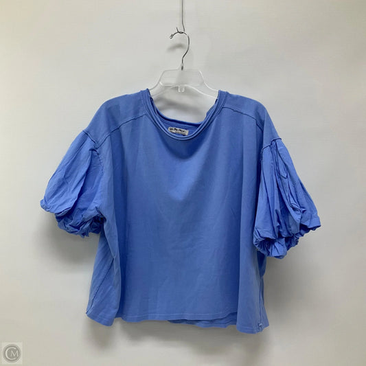 Top Short Sleeve By We The Free In Blue, Size: S