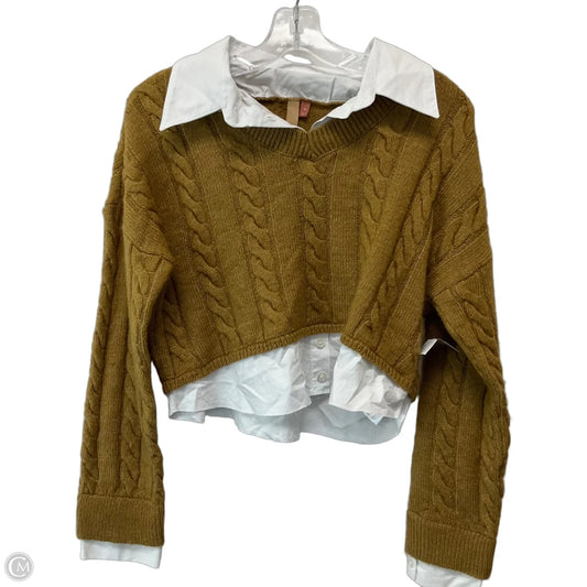 Sweater By Pilcro In Brown, Size: M