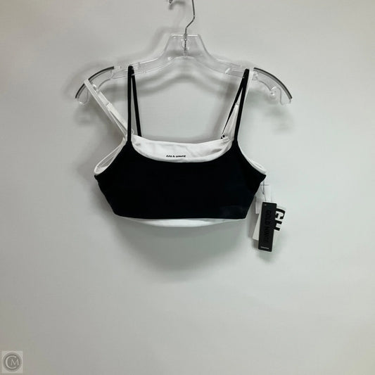 Athletic Bra By Cmb In Black & White, Size: S