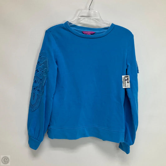 Top Long Sleeve Designer By Lilly Pulitzer In Blue, Size: Xxs