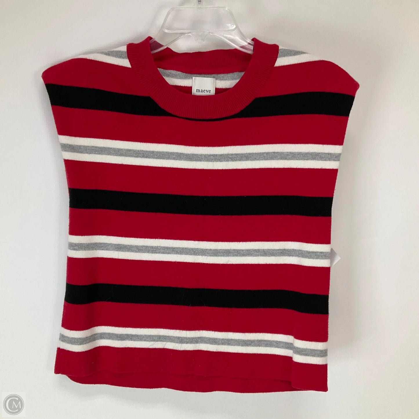 Top Sleeveless By Maeve In Striped Pattern, Size: Xs