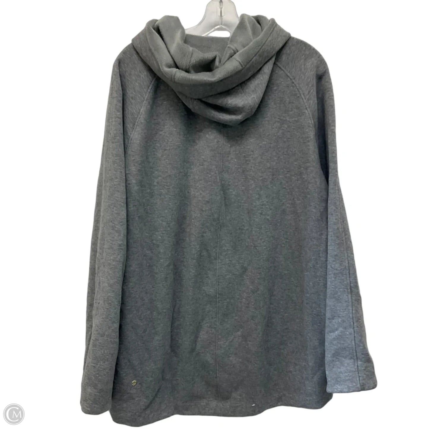 Athletic Jacket By Lululemon In Grey, Size: 12