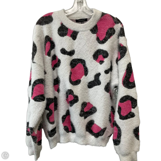 Sweater By Simply Southern In Animal Print, Size: Xxl