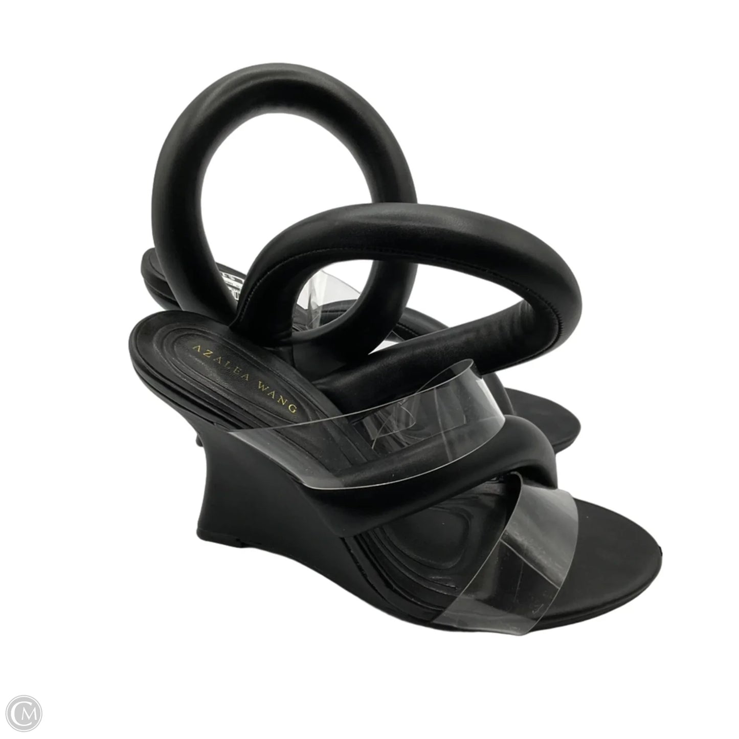 Sandals Heels Wedge By Azalea Wang In Black, Size: 9