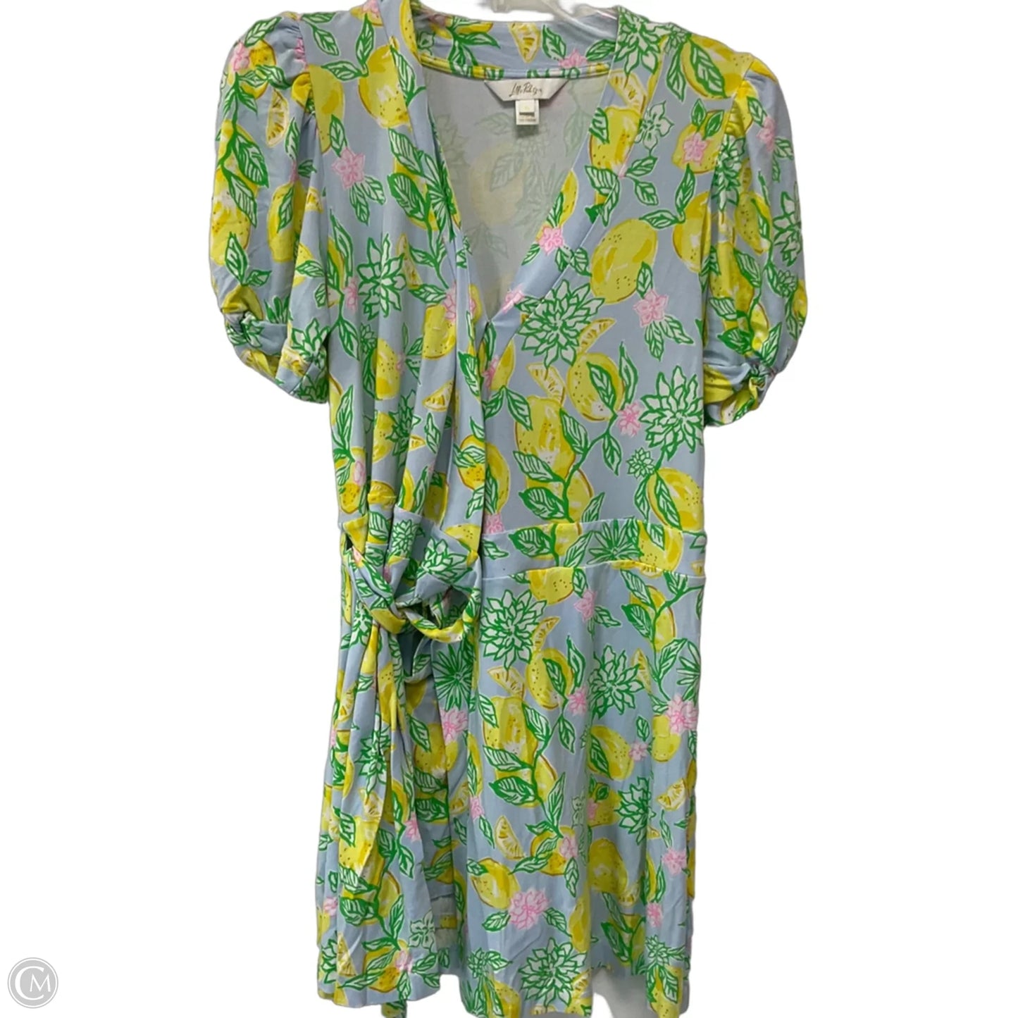 Dress Designer By Lilly Pulitzer In Blue & Yellow, Size: M