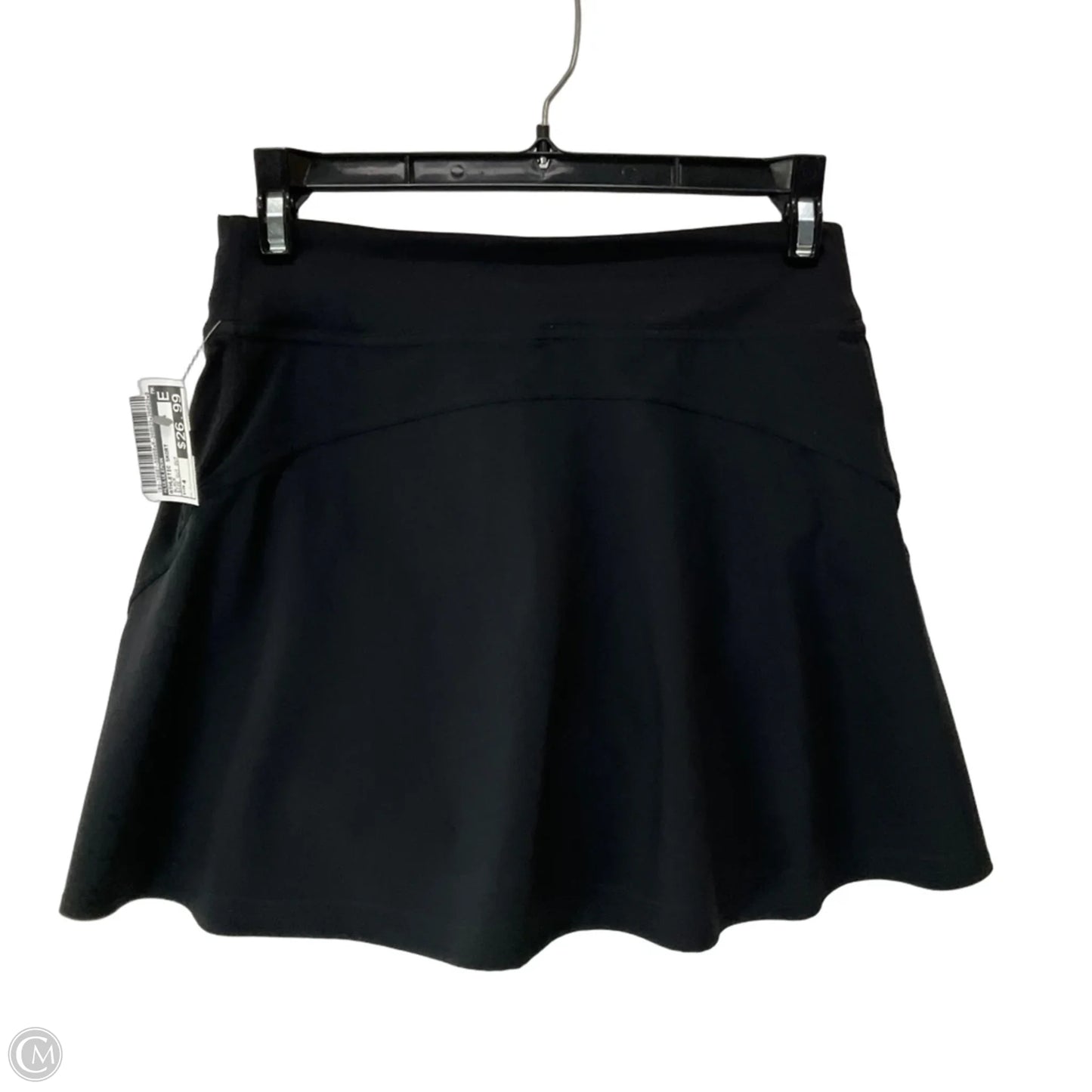 Athletic Skort By Lululemon In Black, Size: 4
