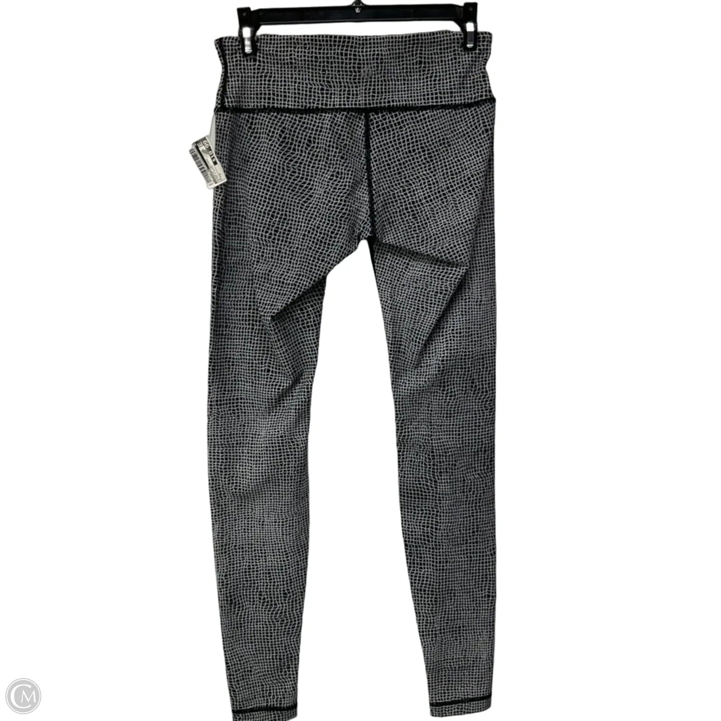 Athletic Leggings By Lululemon In Black & White, Size: 6