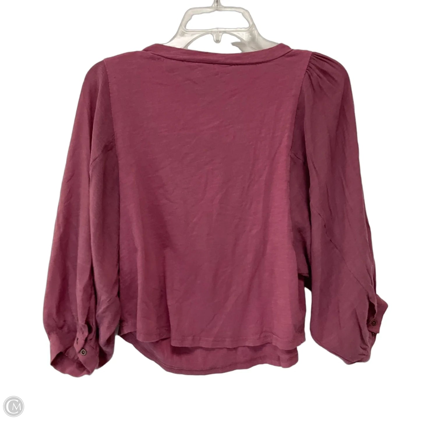 Top Short Sleeve By Anthropologie In Pink, Size: Xs