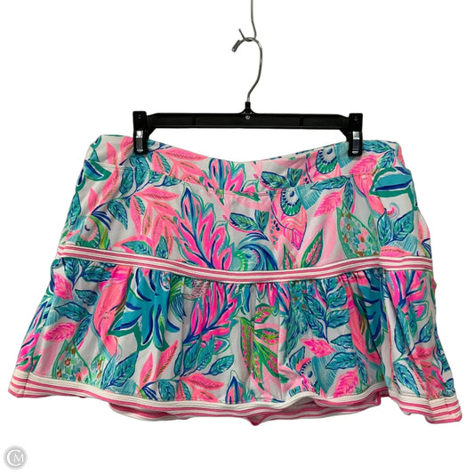 Skort Designer By Lilly Pulitzer In Multi-colored, Size: L