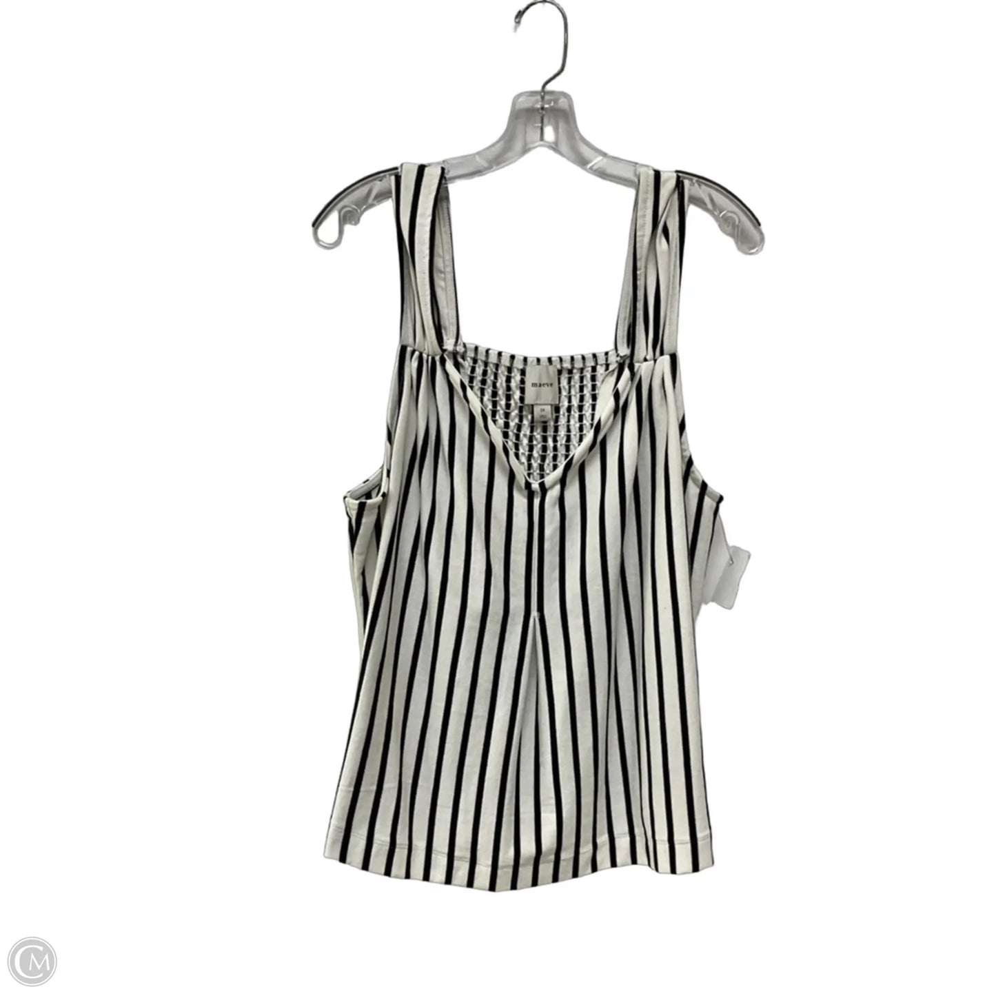 Top Sleeveless By Maeve In Striped Pattern, Size: 2x