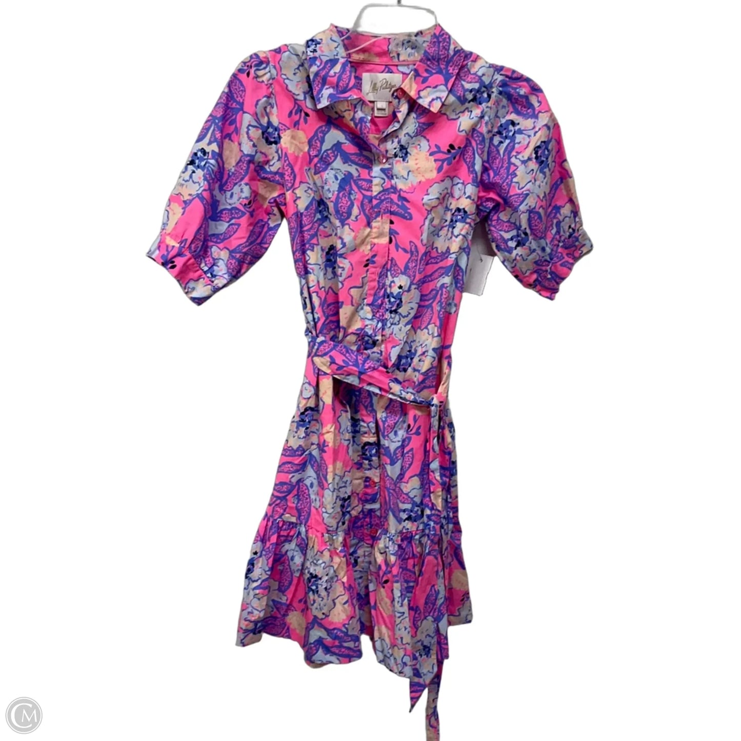 Dress Designer By Lilly Pulitzer In Pink & Purple, Size: 0