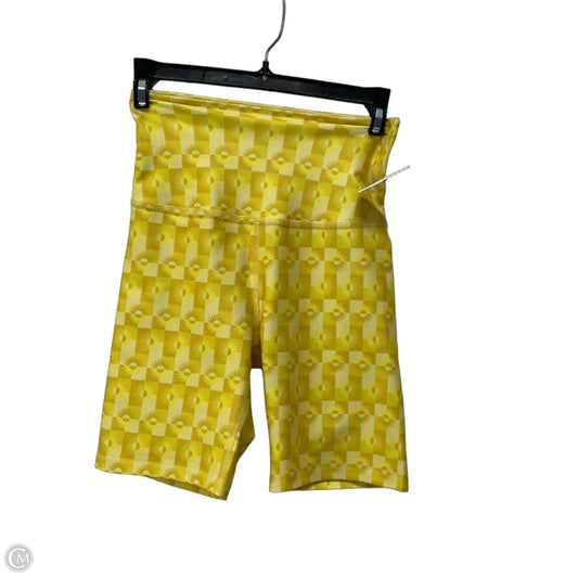 Athletic Shorts By Beyond Yoga In Yellow, Size: Xs