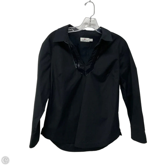 Top Long Sleeve By Vineyard Vines In Black, Size: S