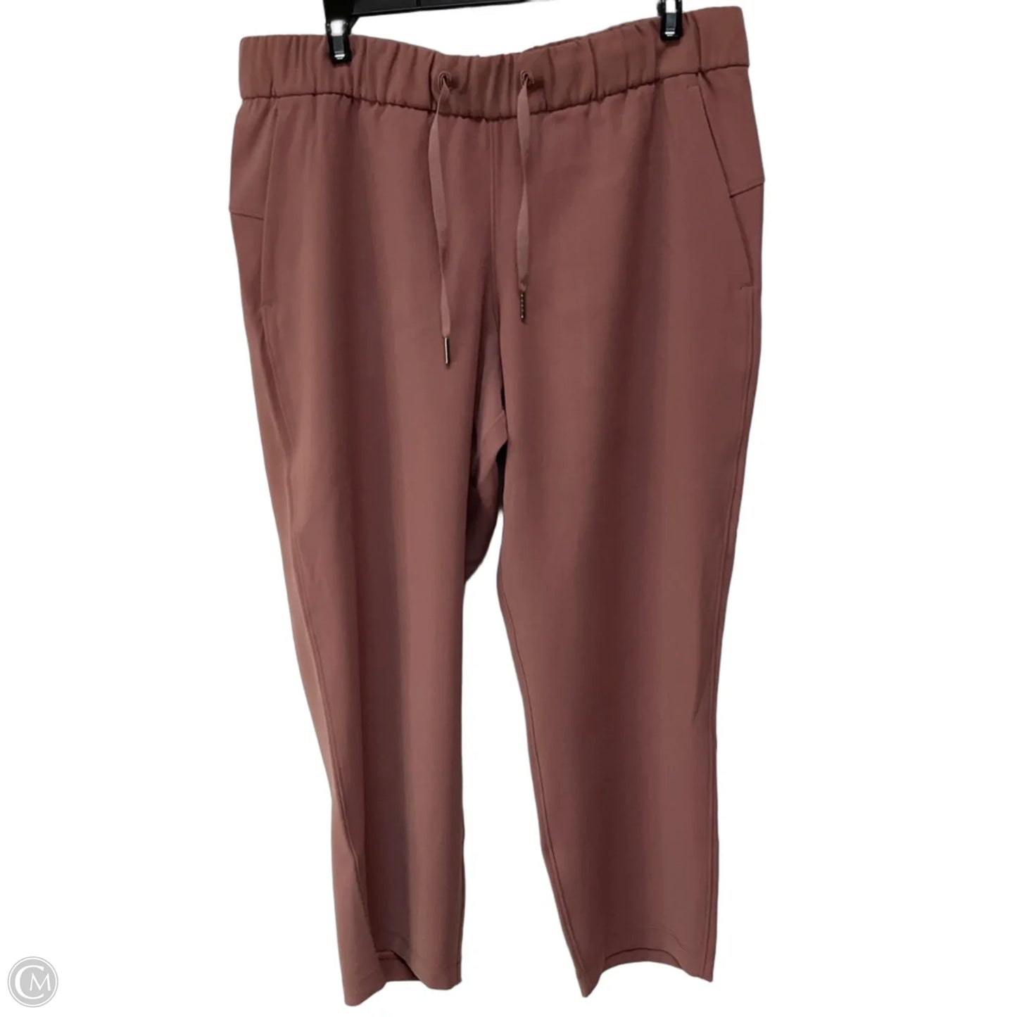 Athletic Capris By Lululemon In Pink, Size: 10