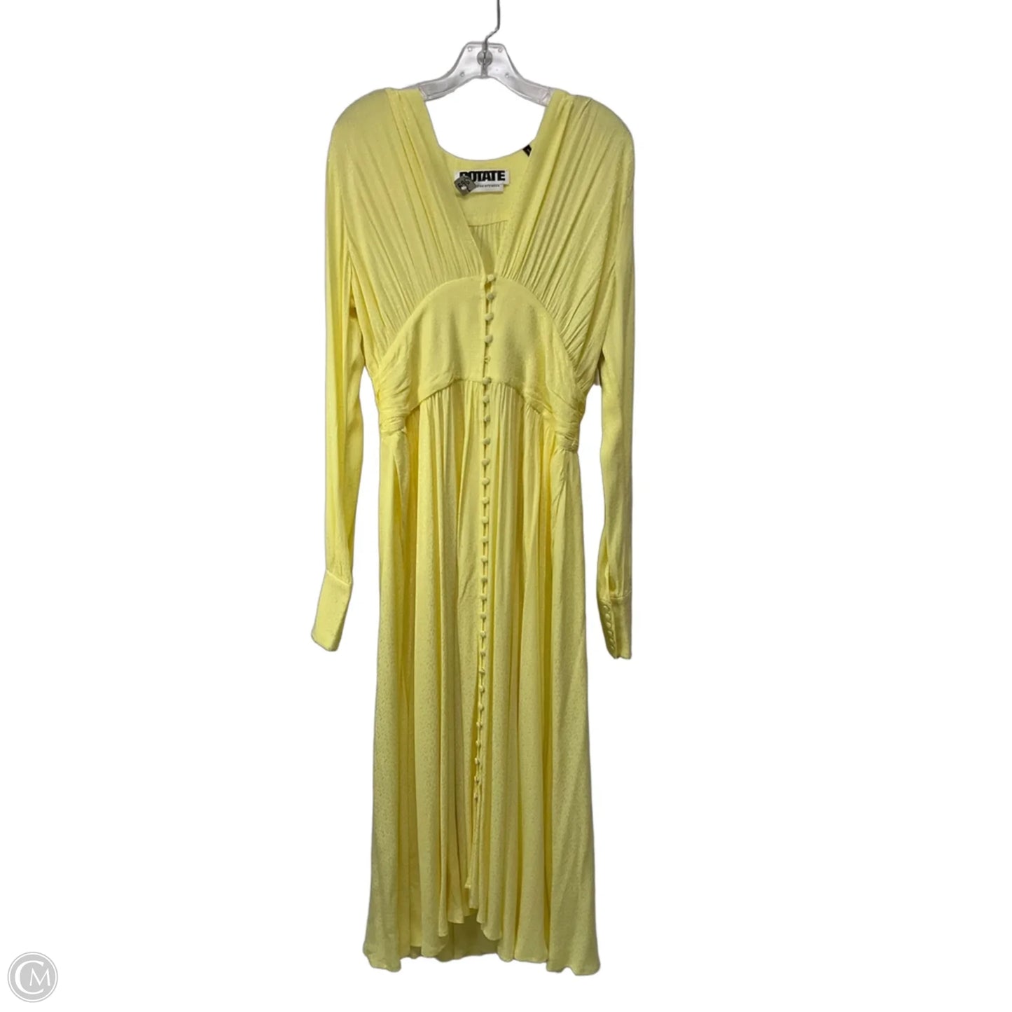 Dress Casual Maxi By Cma In Yellow, Size: 10