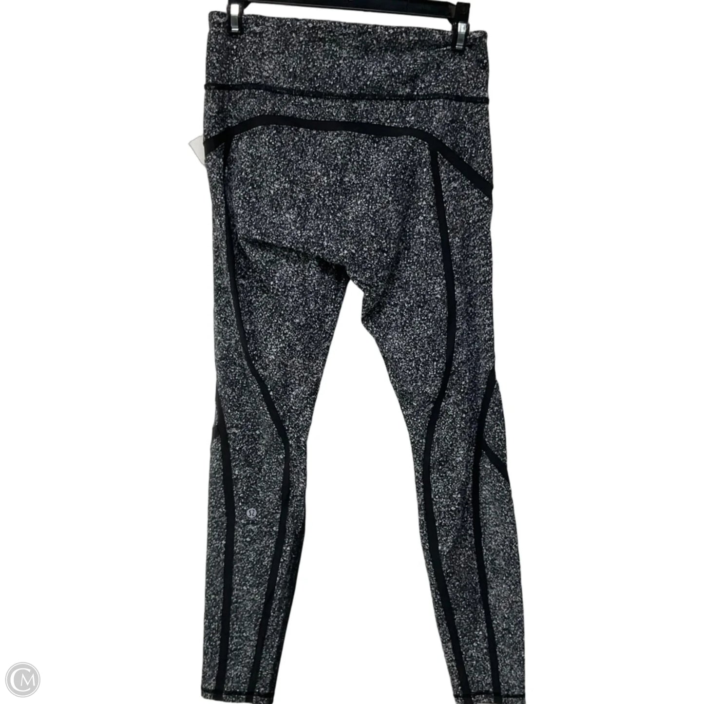 Athletic Leggings By Lululemon In Black & White, Size: 8