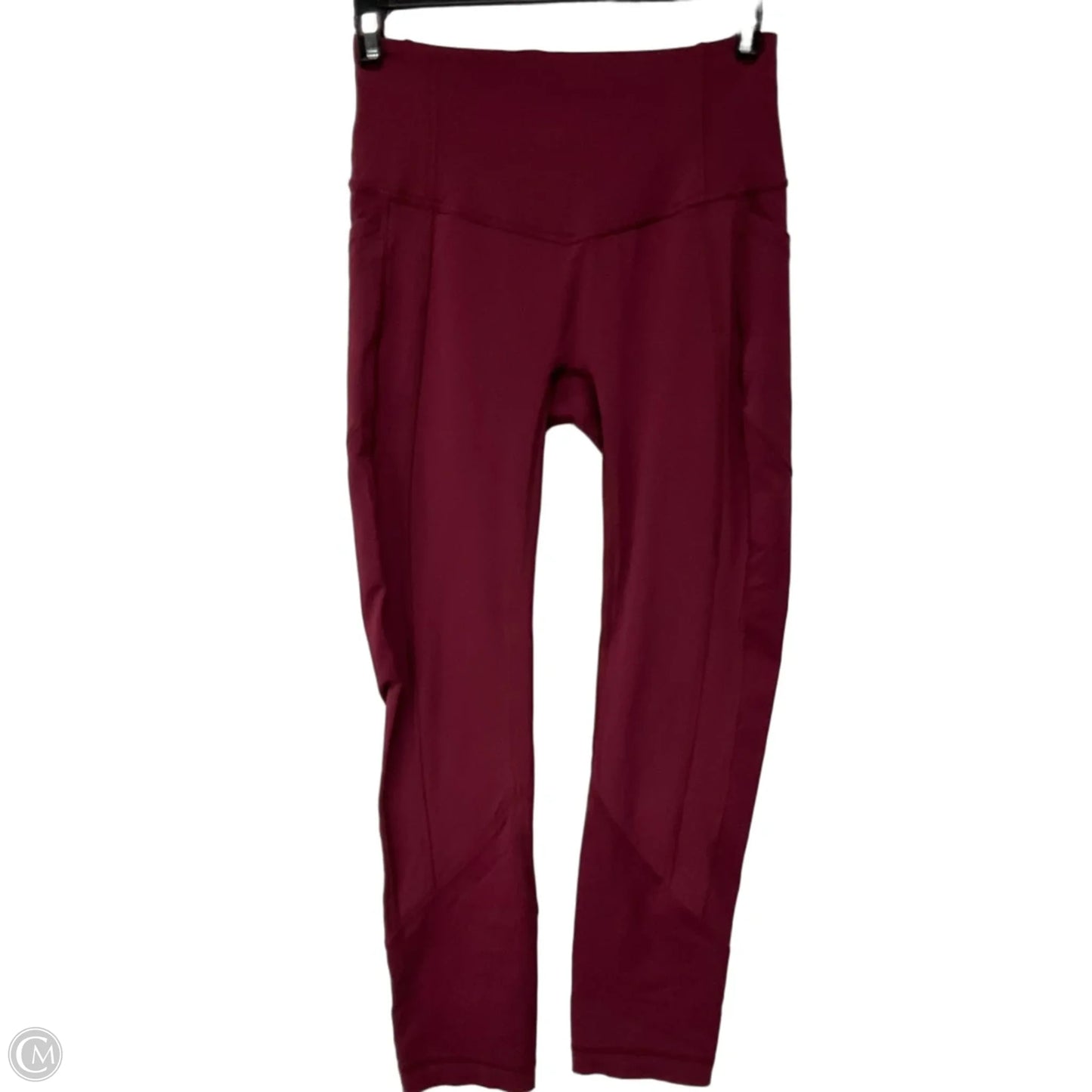 Athletic Leggings By Lululemon In Red, Size: 4
