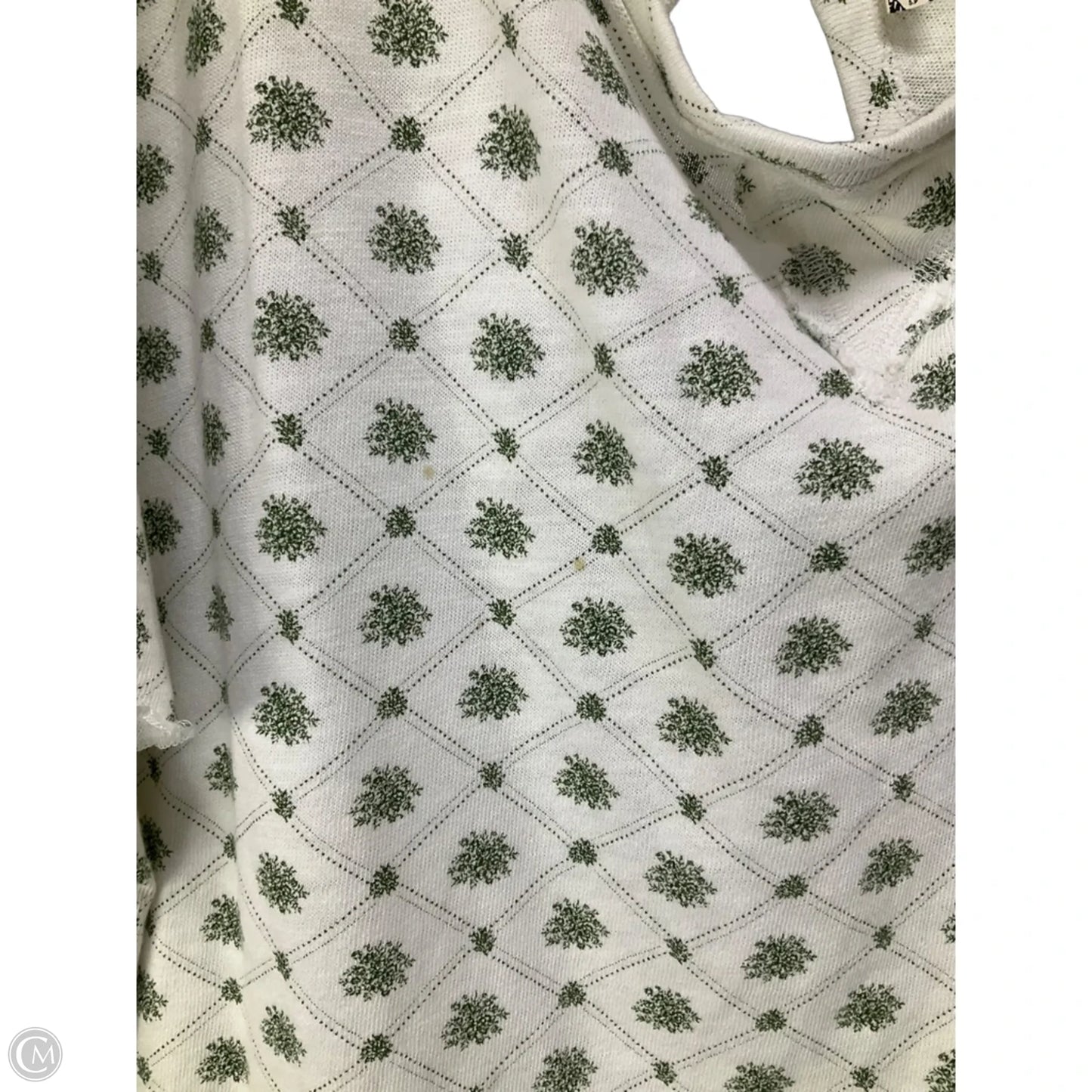 Shortalls By Free People In Green & White, Size: S