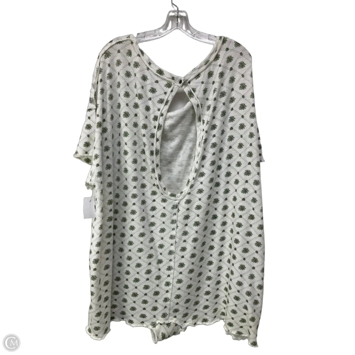 Shortalls By Free People In Green & White, Size: S