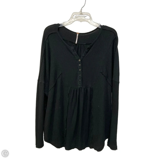 Top Long Sleeve By Free People In Blue, Size: M