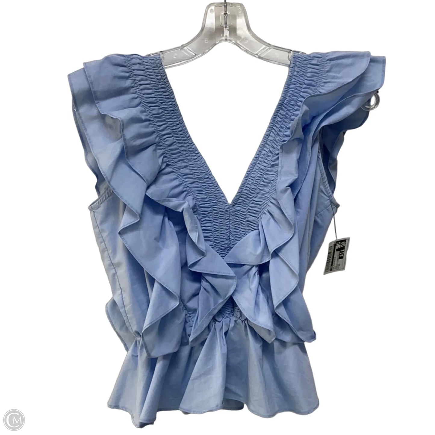 Top Sleeveless By Cmb In Blue, Size: Xs