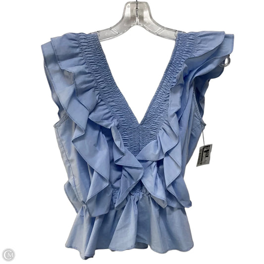 Top Sleeveless By Cmb In Blue, Size: Xs