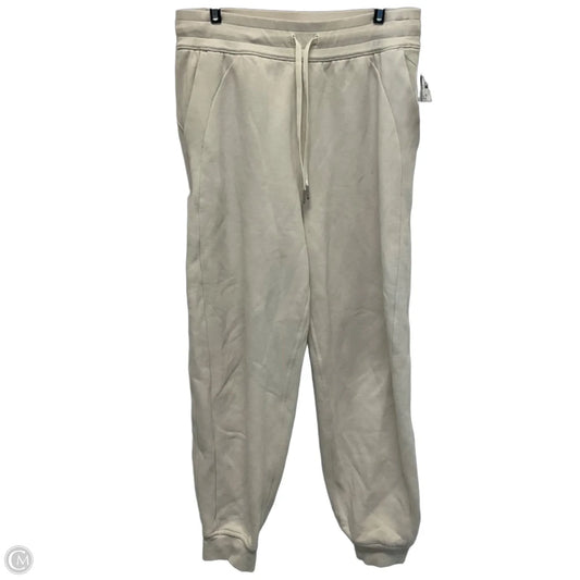 Athletic Pants By Lululemon In Cream, Size: 10