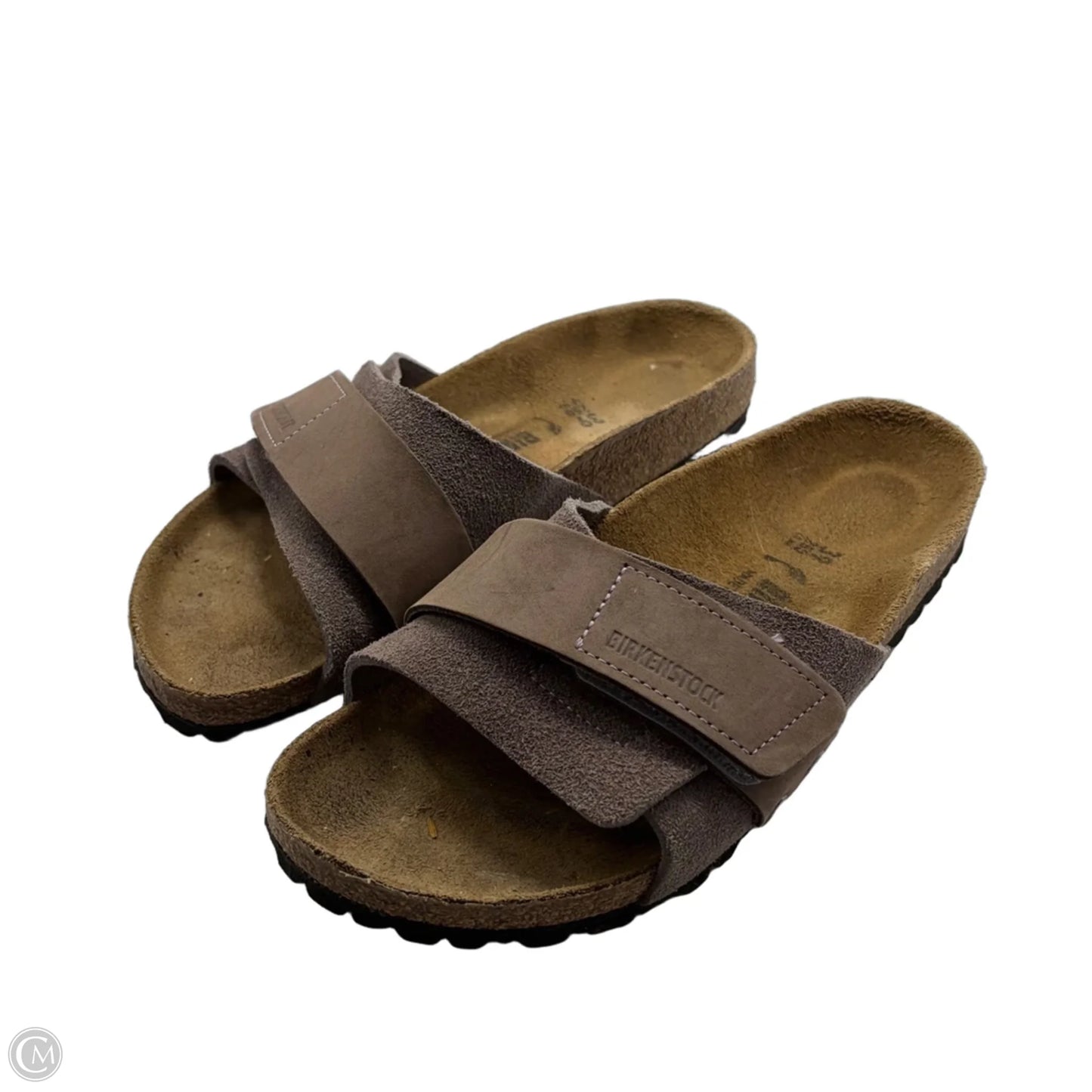 Sandals Flats By Birkenstock In Purple, Size: 8