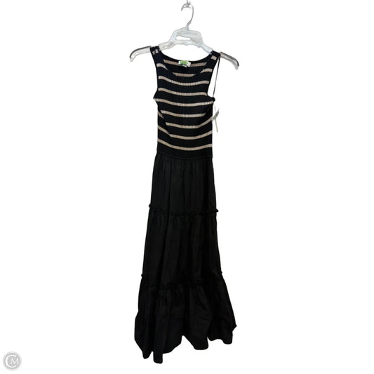Dress Casual Midi By Evereve In Striped Pattern, Size: S