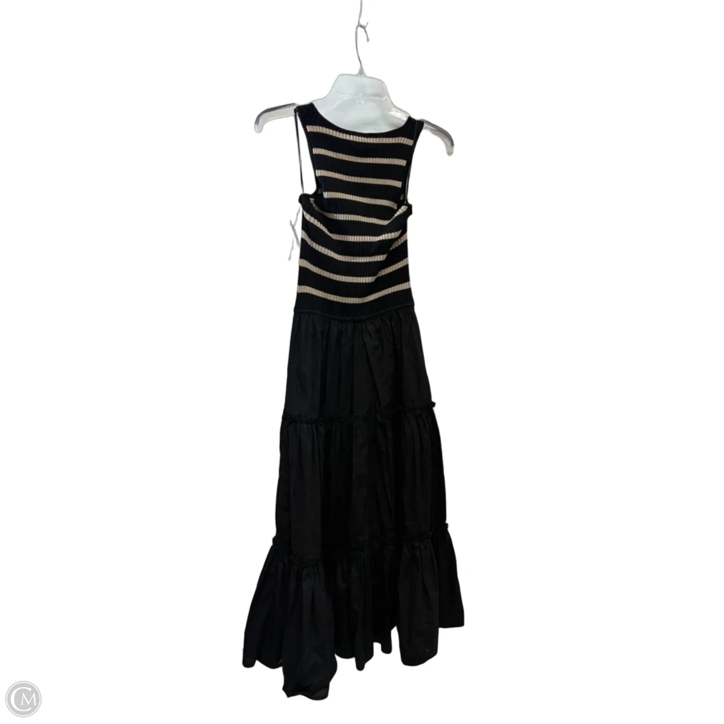Dress Casual Midi By Evereve In Striped Pattern, Size: S