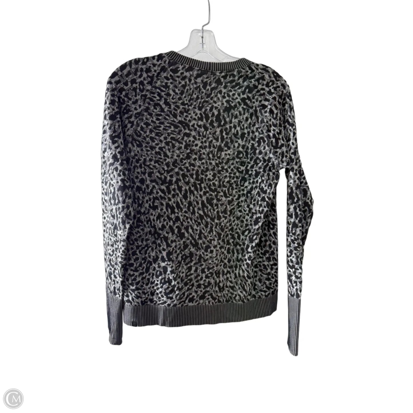 Athletic Top Long Sleeve Crewneck By Lululemon In Animal Print, Size: 6