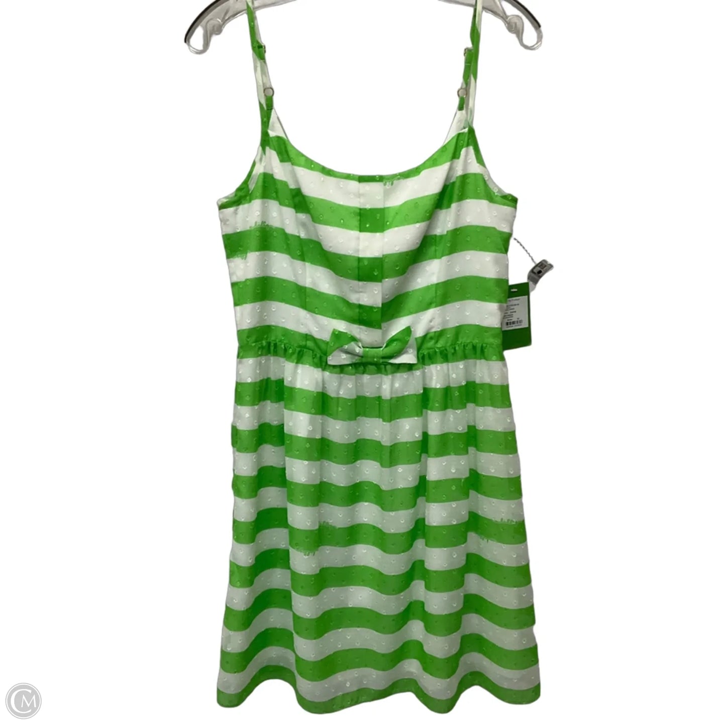 Dress Designer By Lilly Pulitzer In Green & White, Size: 10