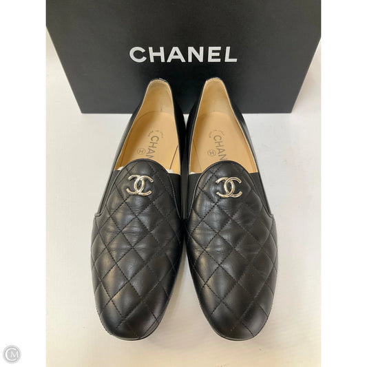 Shoes Luxury Designer By Chanel In Black, Size: 9.5