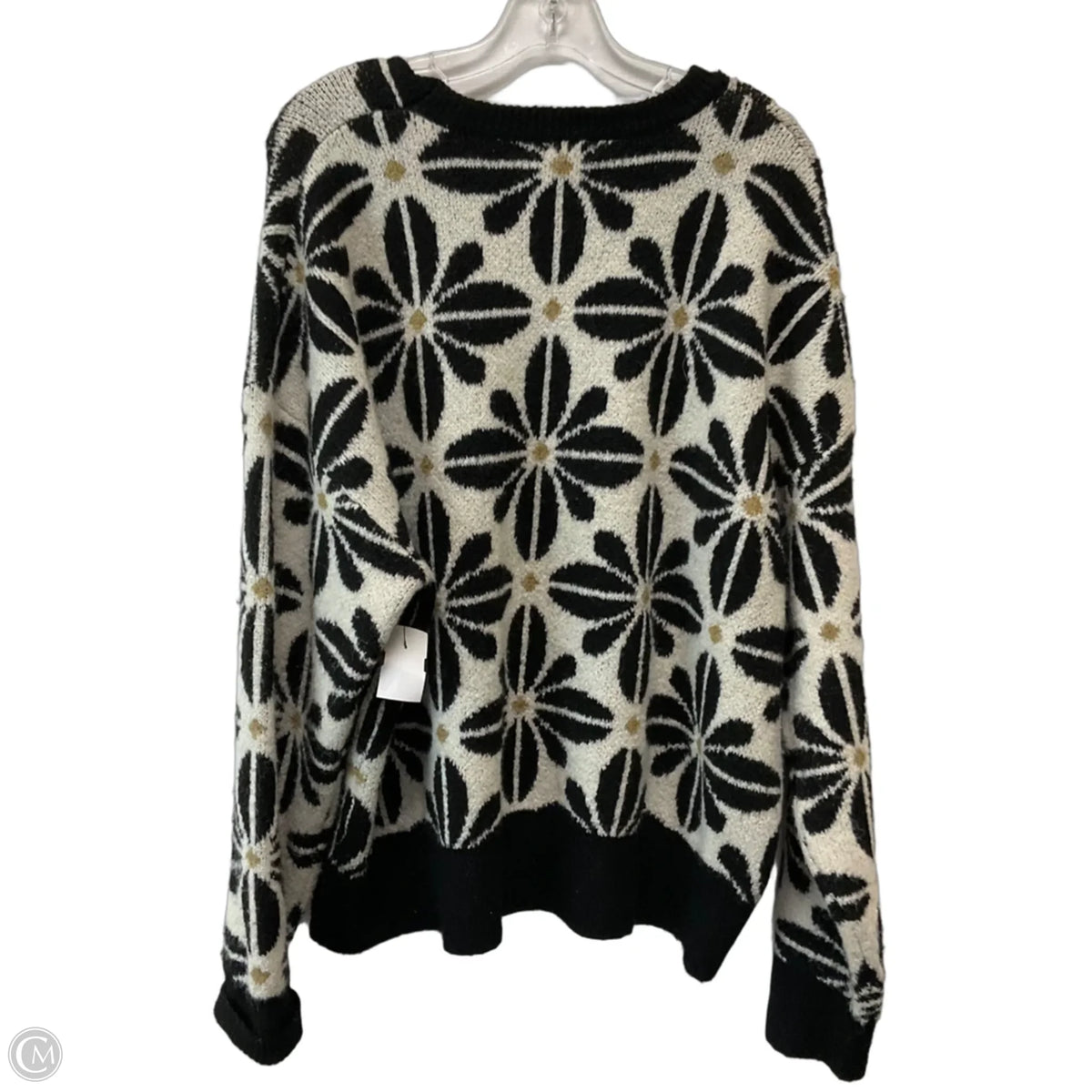 Sweater By Bibi In Floral Print, Size: 2x