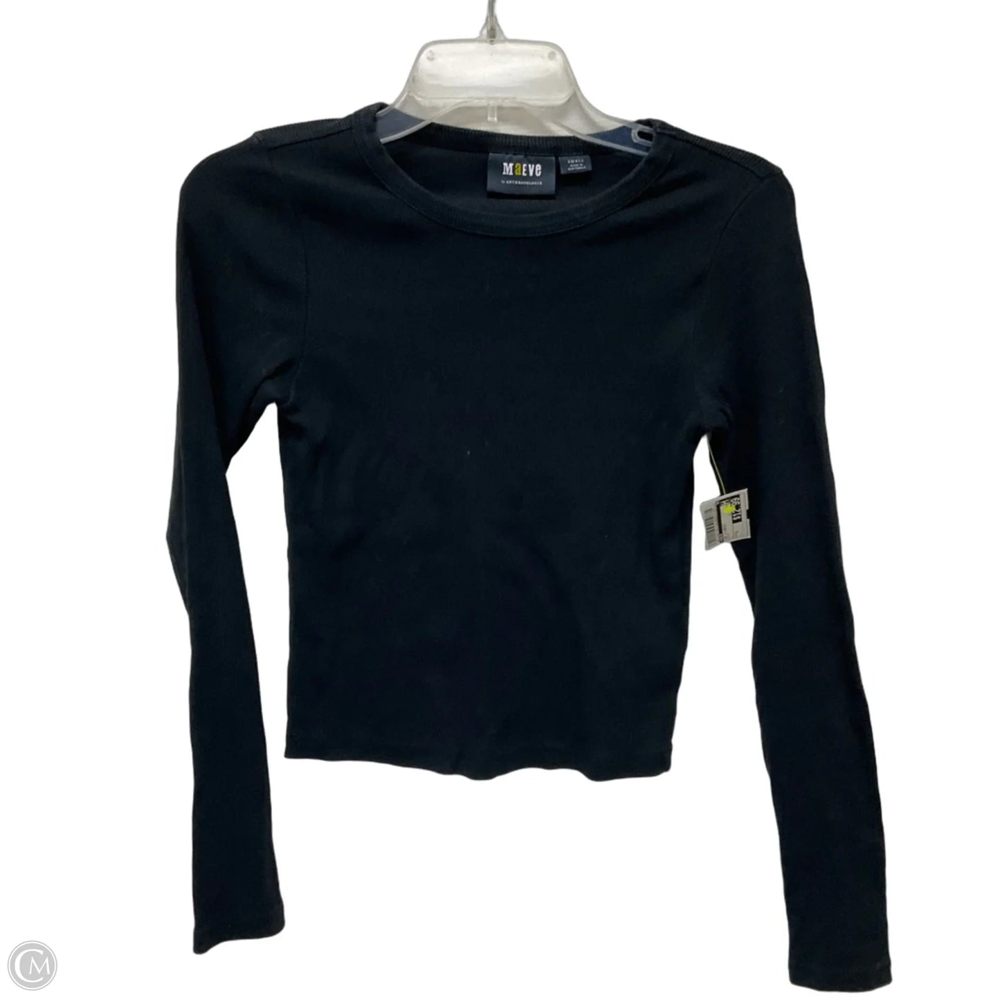 Top Long Sleeve Basic By Maeve In Black, Size: S
