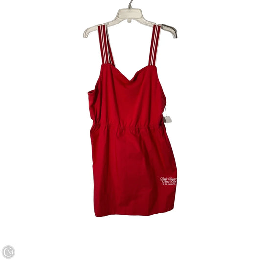 Athletic Dress By Daily Practice By Anthropologie In Red & White, Size: Xl