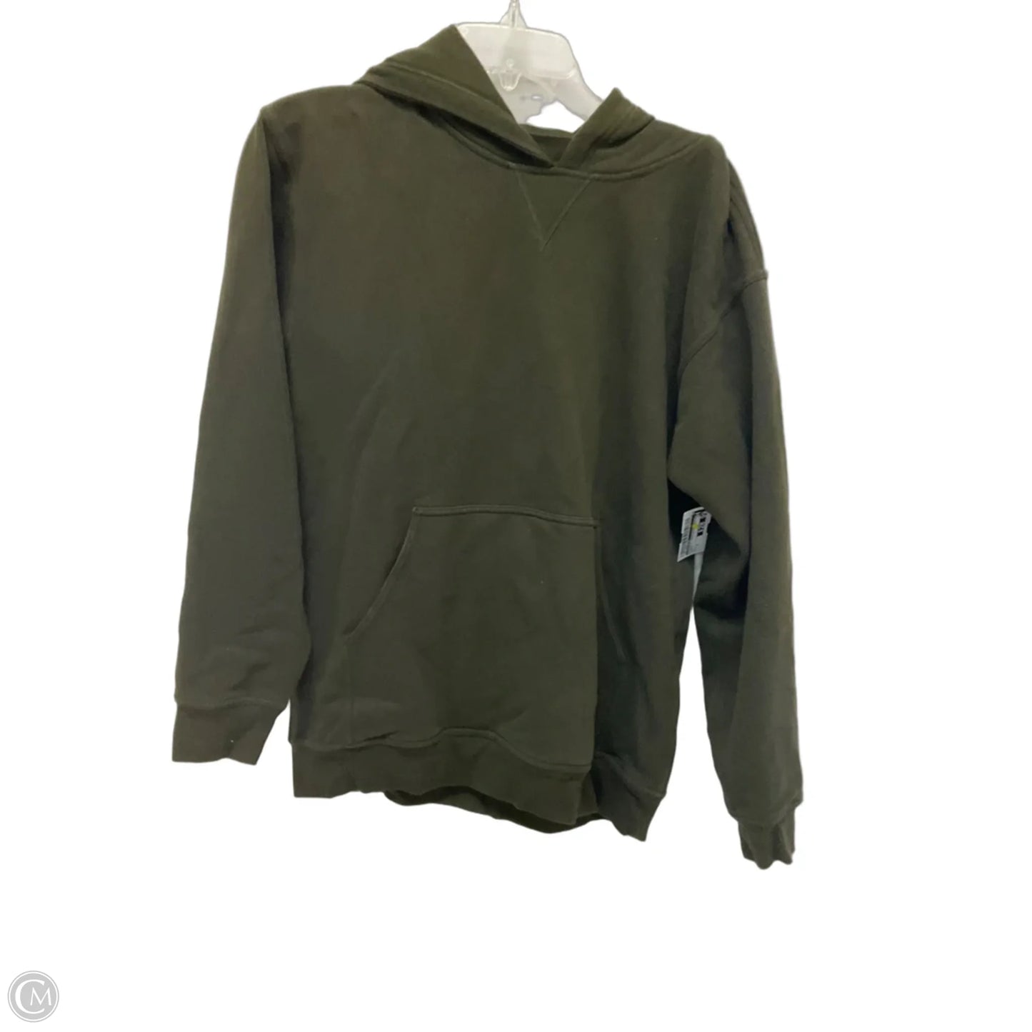 Athletic Sweatshirt Hoodie By Lululemon In Green, Size: 8