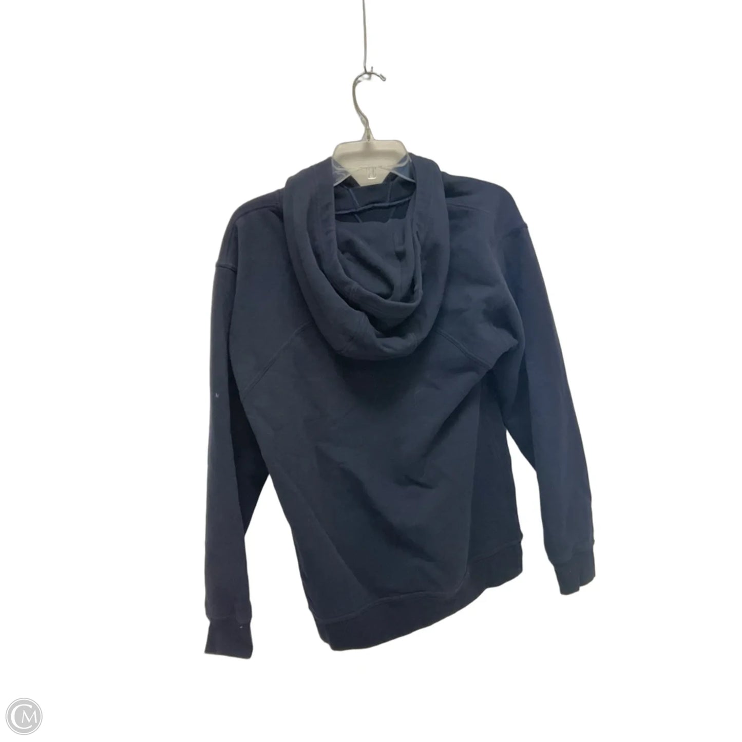 Athletic Sweatshirt Hoodie By Lululemon In Navy, Size: 8