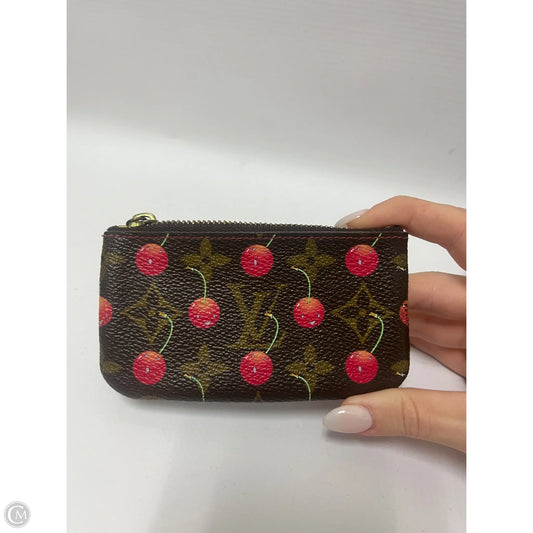 Coin Purse Luxury Designer By Louis Vuitton, Size: Small