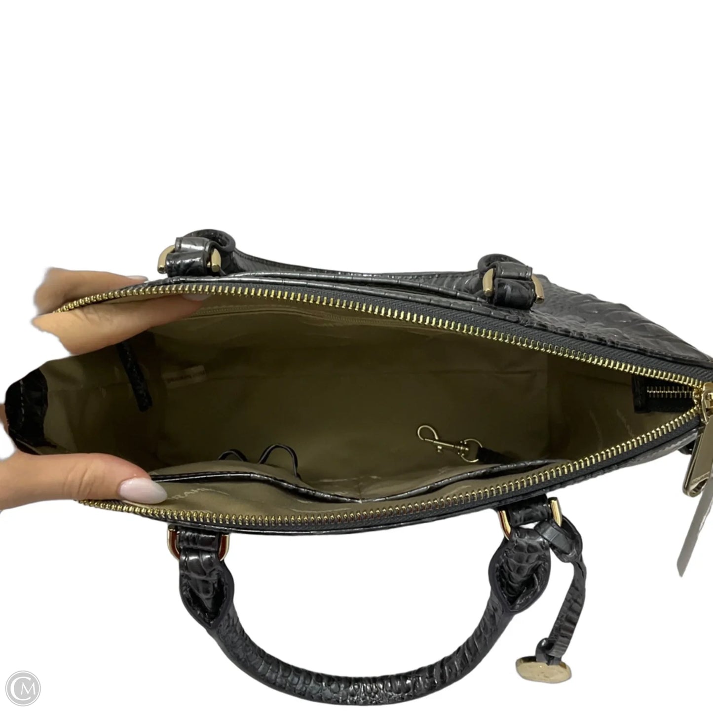 Handbag Designer By Brahmin, Size: Medium