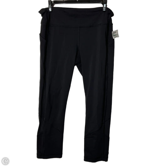 Athletic Leggings Capris By Lululemon In Black, Size: 10
