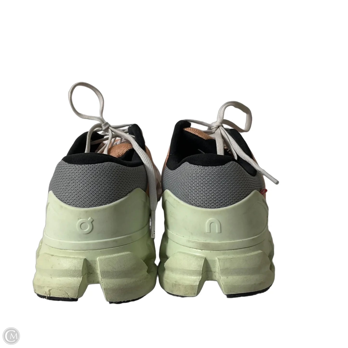 Shoes Athletic By On Cloud In Black & Orange, Size: 9