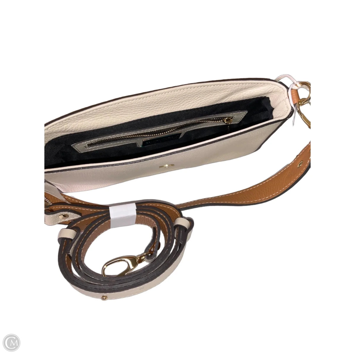 Crossbody Leather By Divina Firenze, Size: Medium