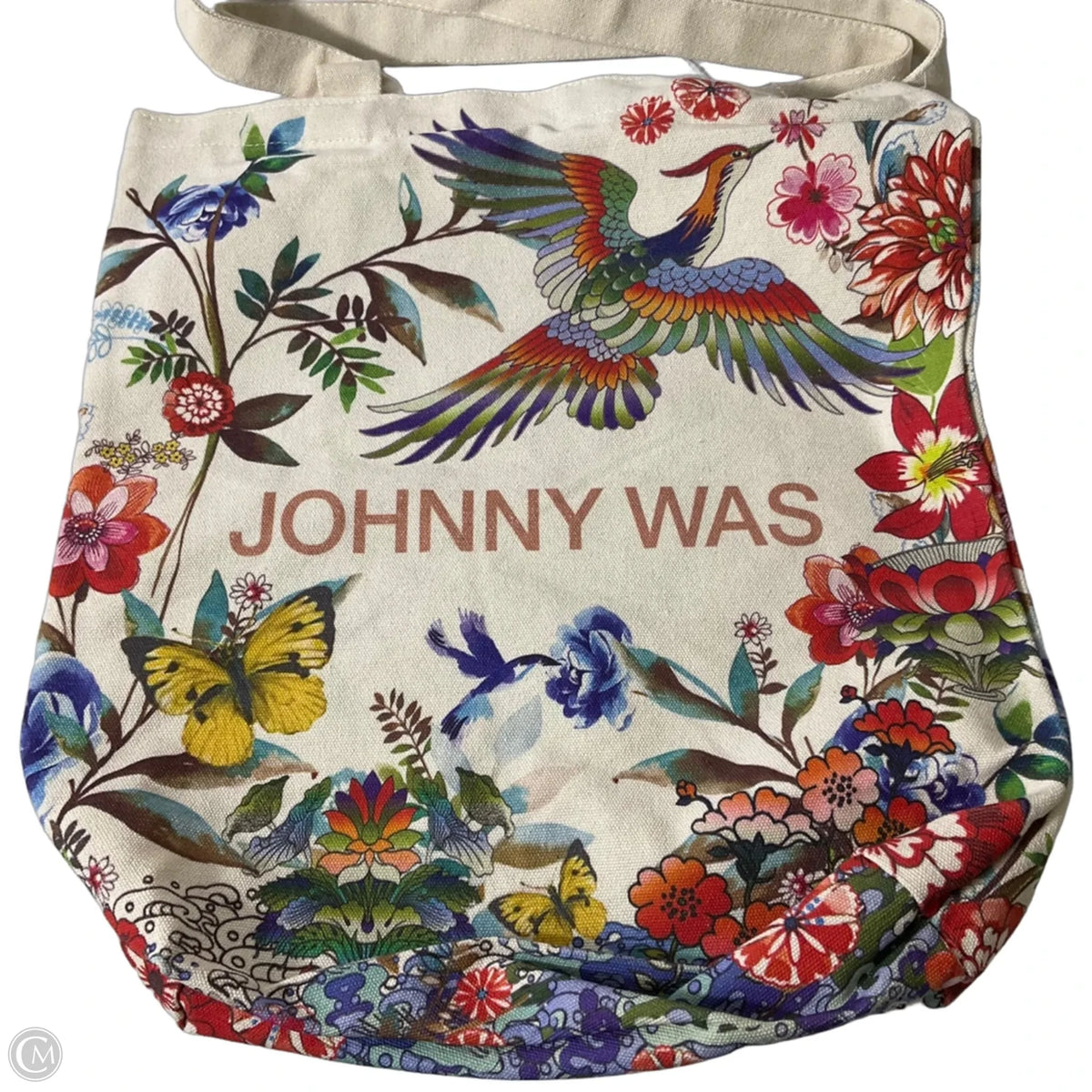 Tote Designer By Johnny Was, Size: Medium