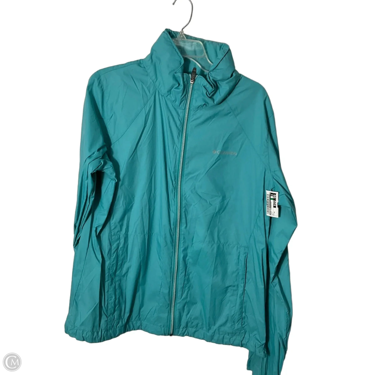 Jacket Windbreaker By Columbia In Blue, Size: Xl