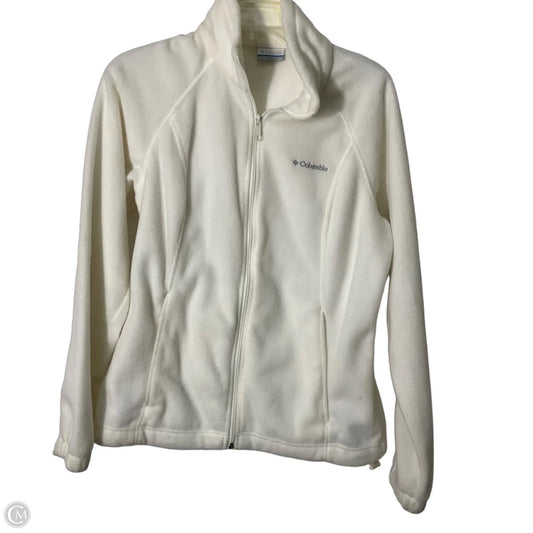 Jacket Fleece By Columbia In Cream, Size: M