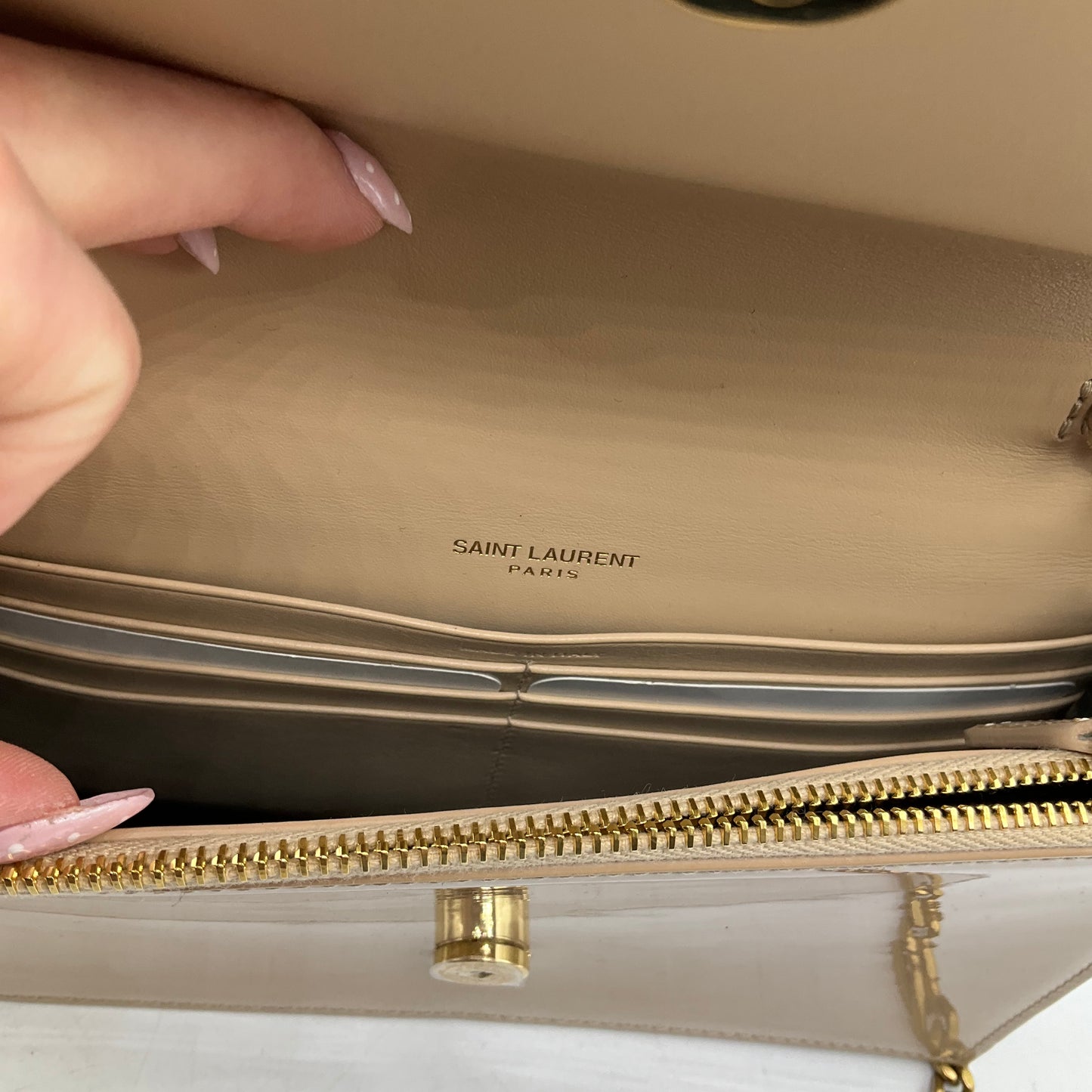 Handbag Luxury Designer By Yves Saint Laurent, Size: Small