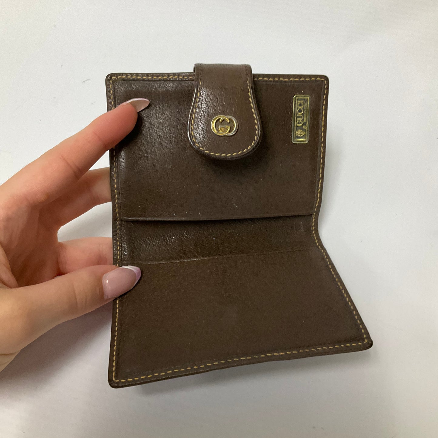 Wallet Luxury Designer By Gucci, Size: Small